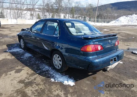 2001 Toyota Corolla Le z USA, uszkodzony, nr VIN 2T1BR12EX1C420630